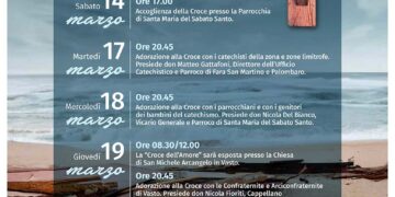 La “Croce dell’Amore” arriva nella parrocchia di Santa Maria del Sabato Santo