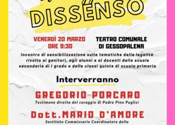 “Il coraggio del dissenso”: venerdì l’evento con le testimonianze sulla legalità
