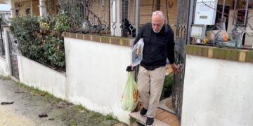 Maltempo a Vasto Marina: torrente di fango davanti casa