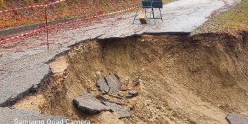 Viabilità al collasso: frana cancella un pezzo dell’ex SS Istonia, Castiglione rischia l’isolamento