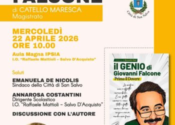 A San Salvo la presentazione del libro del magistrato Catello Maresca, “Il Genio di Giovanni Falcone”