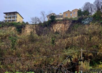 Frana al belvedere San Michele, evacuati due edifici