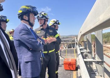 Sopralluogo di Salvini in Basso Molise: «Entro l’anno la ricostruzione del ponte»