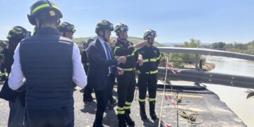 Sopralluogo di Salvini in Basso Molise: «Entro l’anno la ricostruzione del ponte»