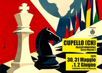 A Cupello quattro giorni di sfide: il Torneo internazionale di scacchi