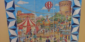 Le ceramiche degli studenti valorizzano il belvedere San Michele