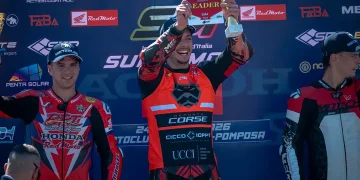 Vola Lorenzo Belardo: vittoria nella SM4 Fast e leadership agli Internazionali d’Italia Supermoto