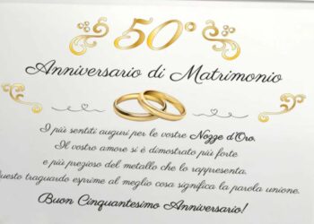 Nozze d’oro per Marco e Maria Assunta!