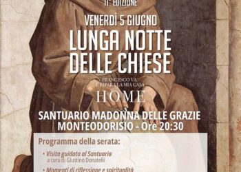 “La lunga notte delle chiese”: appuntamento al santuario Madonna delle Grazie di Monteodorisio