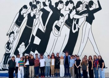 Il muro che unisce: Alex Senna firma la nuova opera d’arte del liceo Pantini-Pudente
