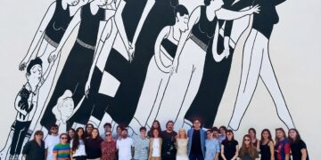 Il muro che unisce: Alex Senna firma la nuova opera d’arte del liceo Pantini-Pudente
