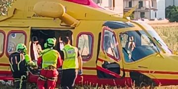 Bambina cade da balcone a San Salvo, soccorsa da eliambulanza