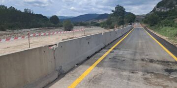 C’è il via libera al senso unico alternato sul tratto crollato della fondovalle Treste