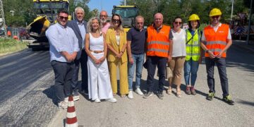 Due milioni di nuovi asfalti per la zona industriale di San Salvo, «Aumentano sicurezza e competitività»