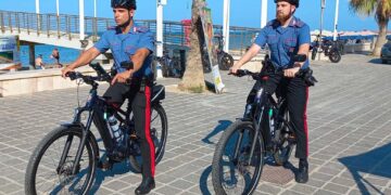 Sulla costa teatina arrivano i carabinieri in bici: pattuglieranno piste ciclabili e località balneari