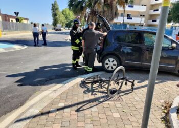 Ciclista 41enne muore investito da un’auto che si schianta contro un palo