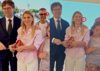 Dalla foto sparisce Prospero, è polemica: «Mentre si parlava di inclusione, il Comune mi ha escluso»