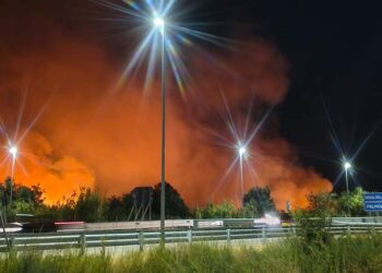 Ennesimo incendio sotto Dogliola, vigili del fuoco impegnati fino a tarda notte