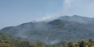 A Carpineto e Guilmi 100 ettari distrutti dal fuoco, ancora focolai su Monte Sorbo