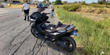 Tamponamento moto-auto a San Salvo, ferito trasferito in eliambulanza a Chieti