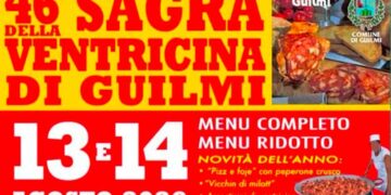Il 13 e 14 agosto il gustoso appuntamento con la 46ª Sagra della ventricina di Guilmi
