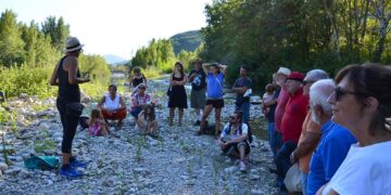 “Il Trigno vuole vivere”, il presidio sulle sponde del fiume tra cultura e protesta