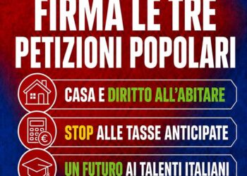 Piano per la casa, tasse, fondo per l’innovazione: il Psi raccoglie le firme