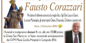 È venuto a mancare Fausto Corazzari, il cordoglio della comunità per il papà di don Luca